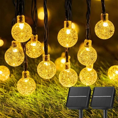 39 Ft 100 LED saules gaismas stringi āra ūdensizturīgi
